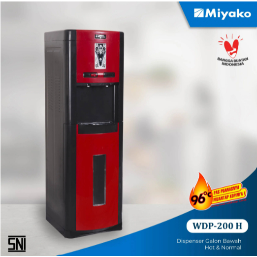 Dispenser Miyako Galon Bawah Extra Hoot WD-200H