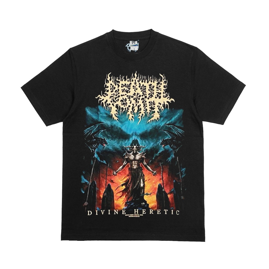 T-SHIRT - DEATH VOMIT - DIVINE HERETIC BRUTALMIND KAOS BAND DEATH METAL ORIGINAL