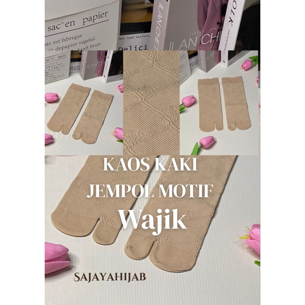 Kaos Kaki Jempol Motif Wajik Kaos Kaki Jempol Motif Muslimah Kaos Kaki Wanita Kaos Kaki Anti Slip Wa