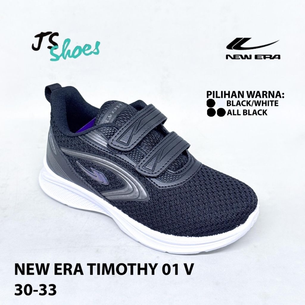 NEW ERA TIMOTHY 01 - SEPATU SEKOLAH KRETEK ANAK MERK NEW ERA ORIGINAL