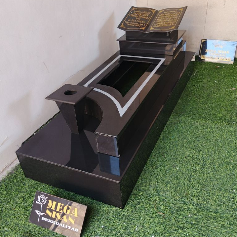 FULL SET KIJING MAKAM MODERN 160X60+BATU NISAN GRANIT TILE TERMURAH BERKUALITAS+PACKING KAYU
