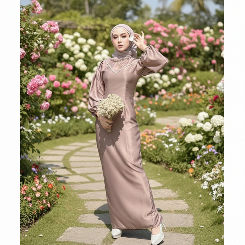 READY XXL - calendula dress bridesmaid kondangan wisuda Gaun Pesta Kekinian SImple modern