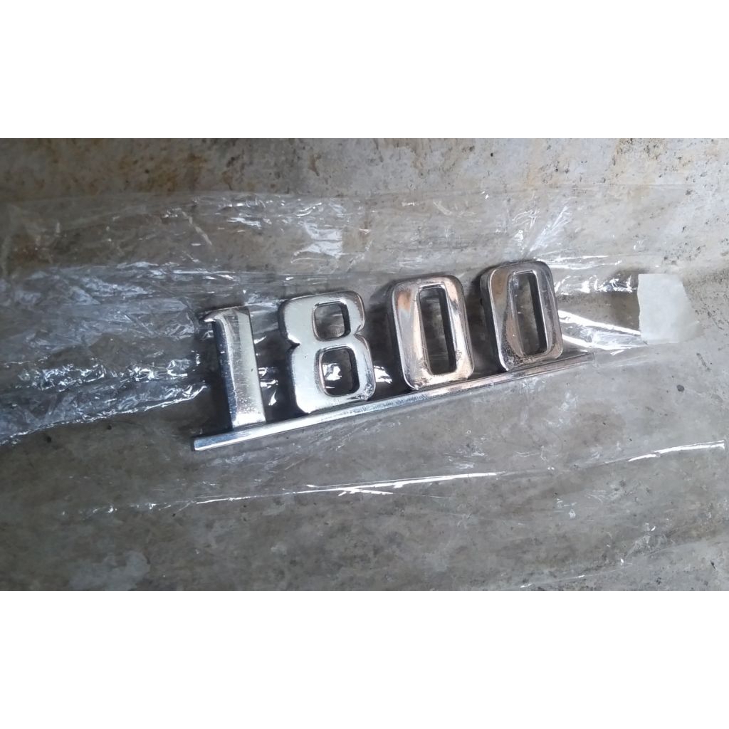 logo emblem angka fiat 1800