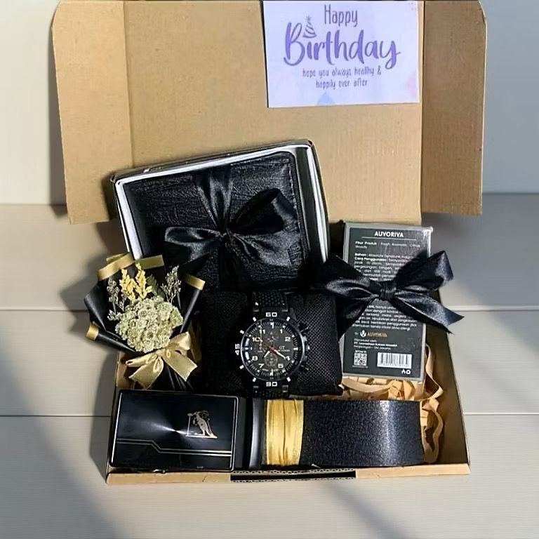 HAMPERS COWOK MURAH | GIFT BOX COWOK | KADO ULANG TAHUN | HAMPERS ULANG TAHUN | KADO COWOK JAM TANGA