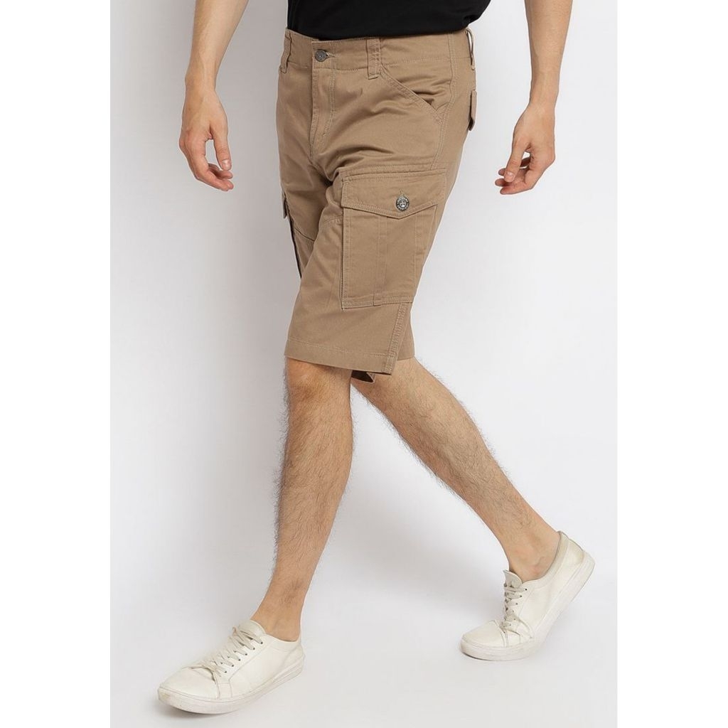 Celana Pendek Cargo Lois Original CRGD402K Khaki