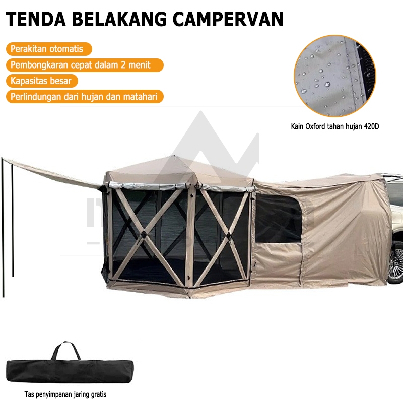 Tenda Camping Mobil Campervan Car Tent Tenda Belakang Mobil  Tenda Pintu Mobil Campervan SUV