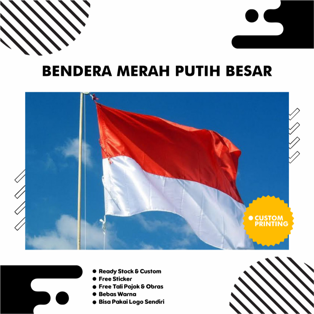BENDERA MERAH PUTIH BESAR