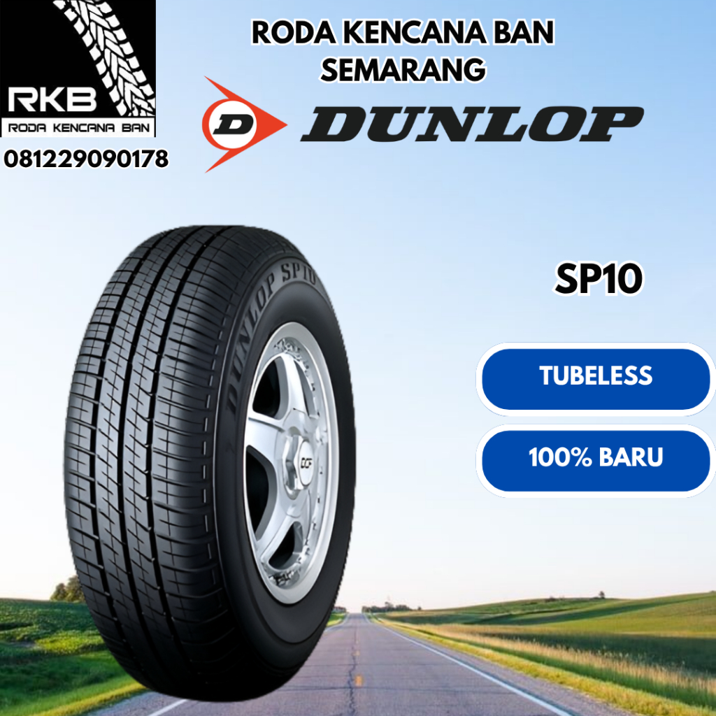 185 70 R14 - Dunlop SP10 Ukuran 185-70 R14-Ban Mobil Avanza Xenia Panther