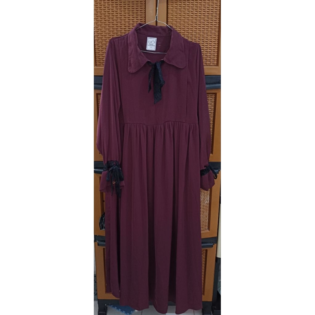 Preloved Savana abaya by Sofni || FURSAN SILK SULTAN ANTI UV