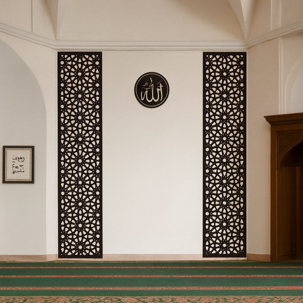 Krawangan Mushola Bentuk Persegi Panjang | Dekorasi Ornamen Krawangan Mushola