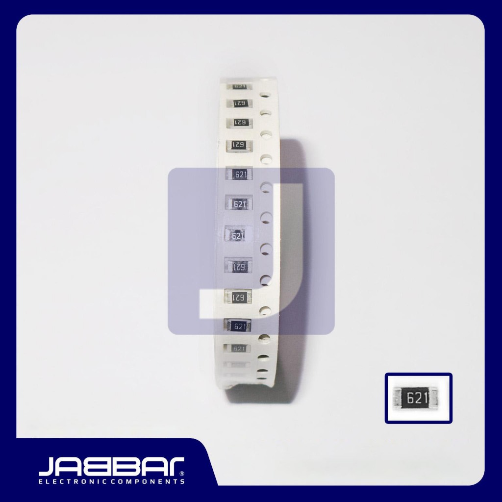 RESISTOR 621 - 620 OHM 1/4W SMD1206