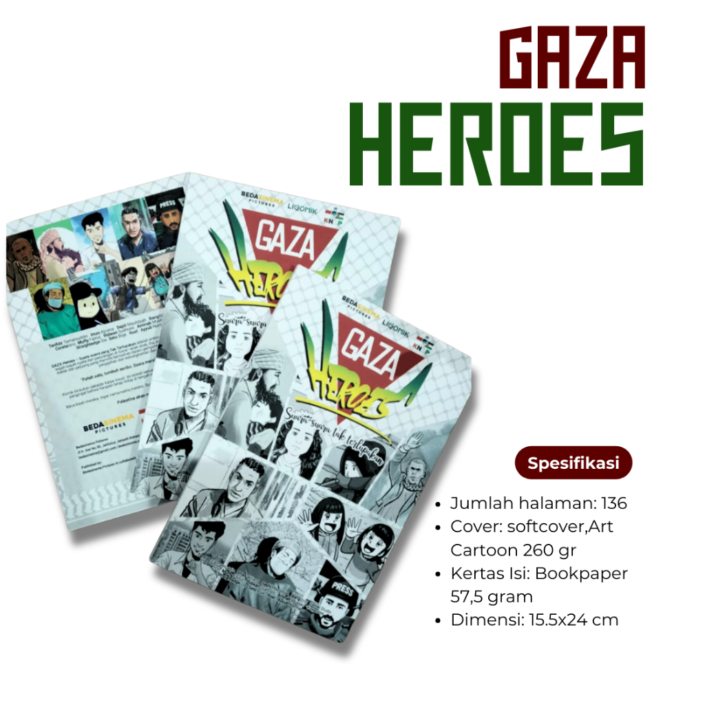 KOMIK GAZA HEROES | KOMIK AKSI | KOMIK ANTOLOGI | KOMIK ACTION