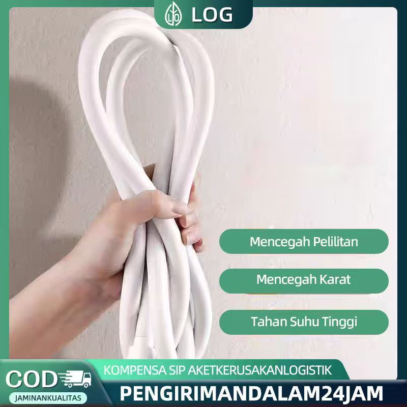 selang jet shower bidet cebok closet / fleksibel kloset shower mandi PVC Putih original