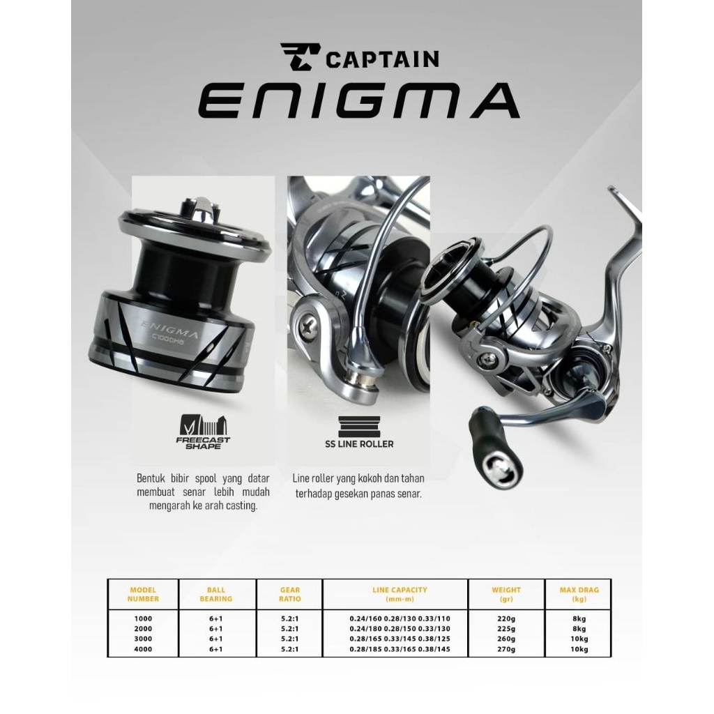 REEL PANCING CAPTAIN ENIGMA 3000