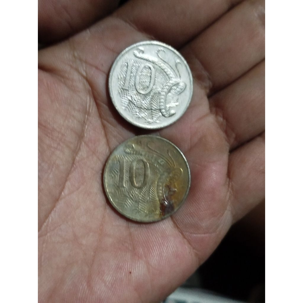 koin koleksi koin mancanegara 10cent