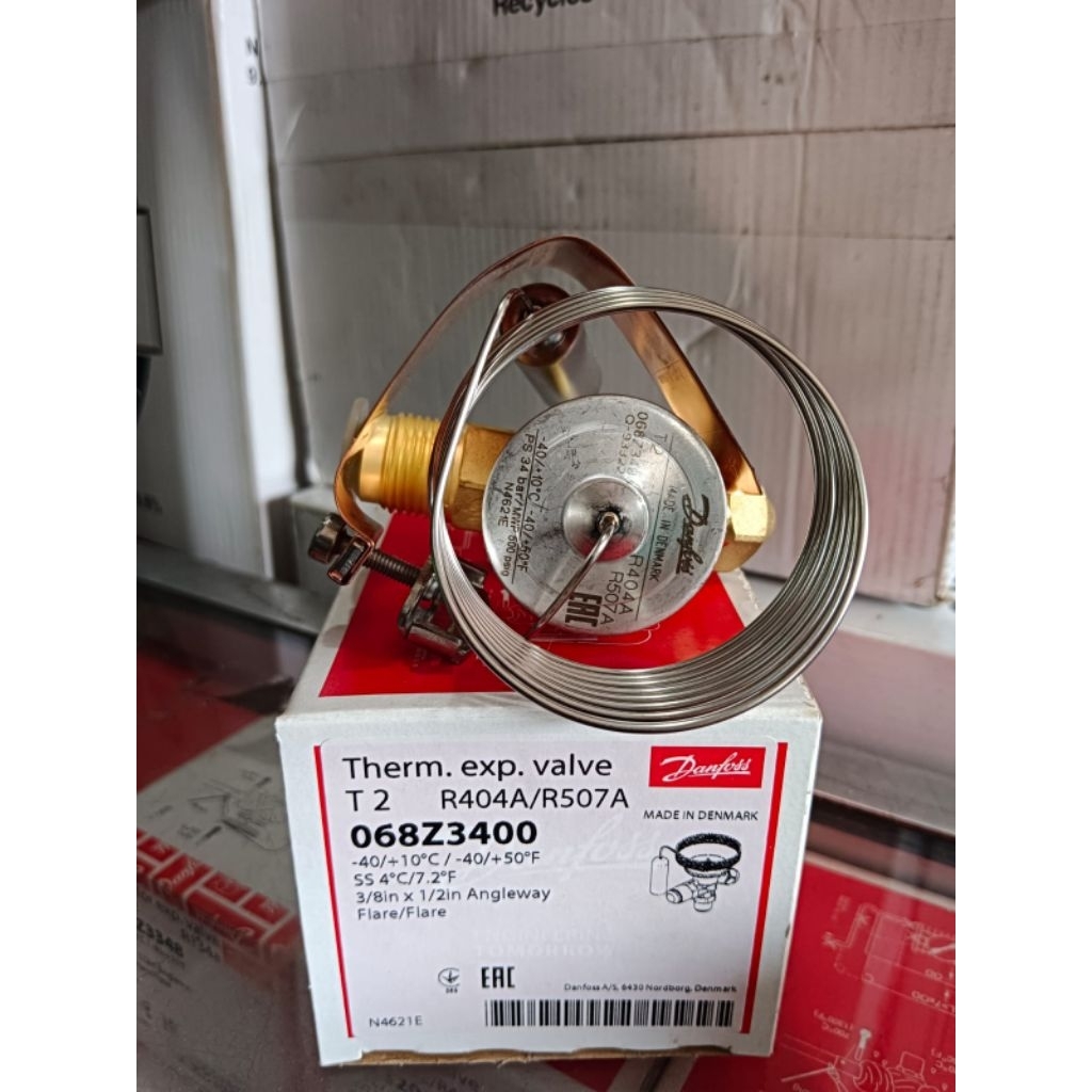 Expansion Valve / Expansi TS2/T2 - 068Z3400 Danfoss R404a/R507