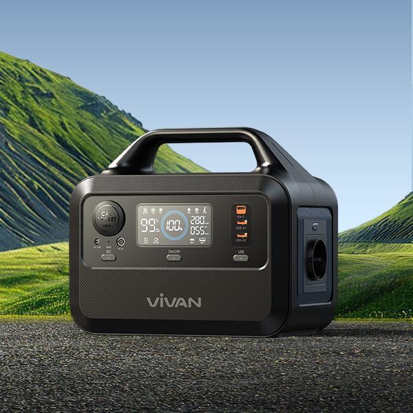 Vivan VPS-P300 Power Station 600W / 220V 96000Mah 300Wh Powerbank Portable Charger Station Power Sup
