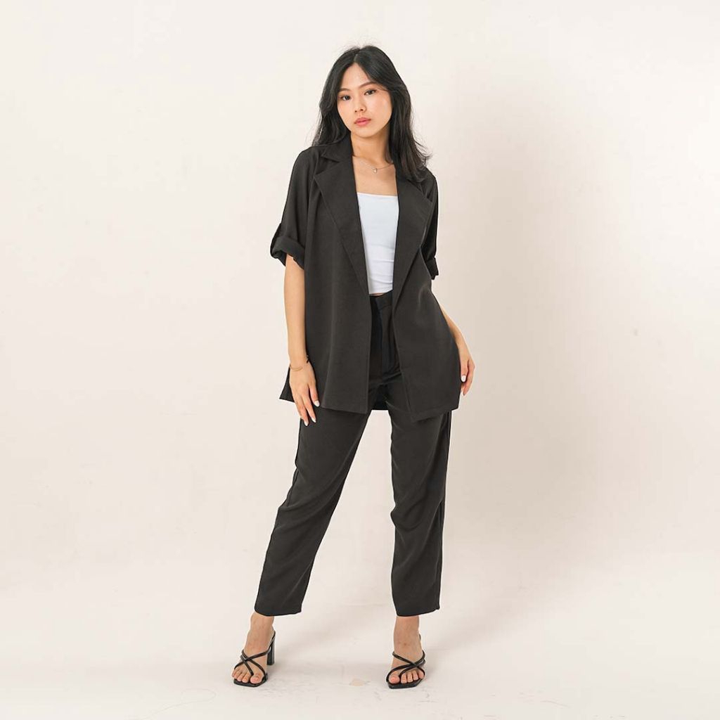 Blazer Wanita One Set Blazer Wanita Celana Panjang Wanita Set Blazer Wanita Setelan Blazer Wanita On
