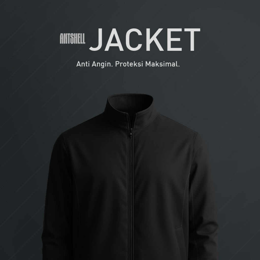 No Void Minds ANTSHELL Windbreaker Jacket | Charcoal