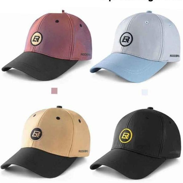 Topi Olahraga Pria Wanita Rockbros Lf8041 Headwear Bicycle Cap Golf