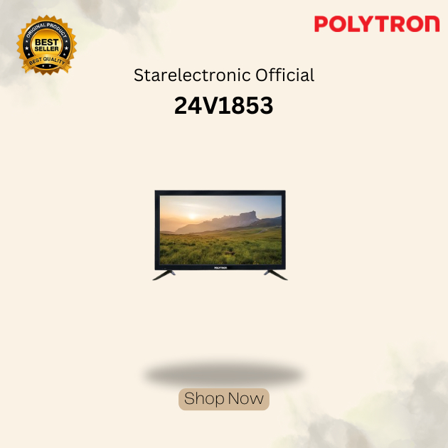 TV LED Sharp 24V1853 — 24 Inch HD Ready dengan Antena Digital DVB-T2 / 24V1853
