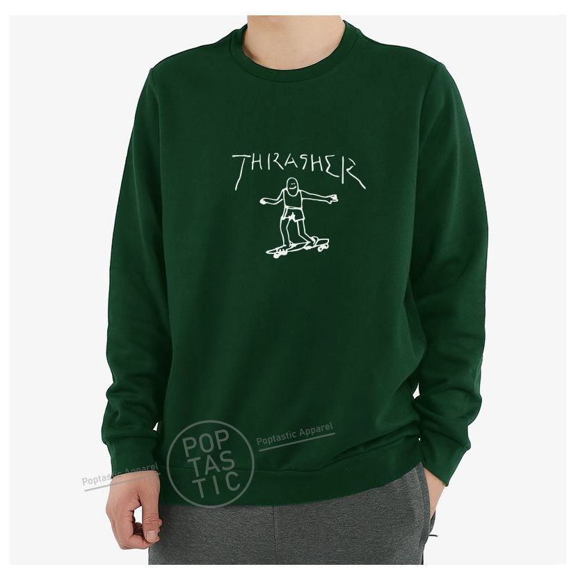 NEWW CREWNECK Jaket Distro Sweater Oblong Pria Wanita Bahan Kain Fleece Tebal