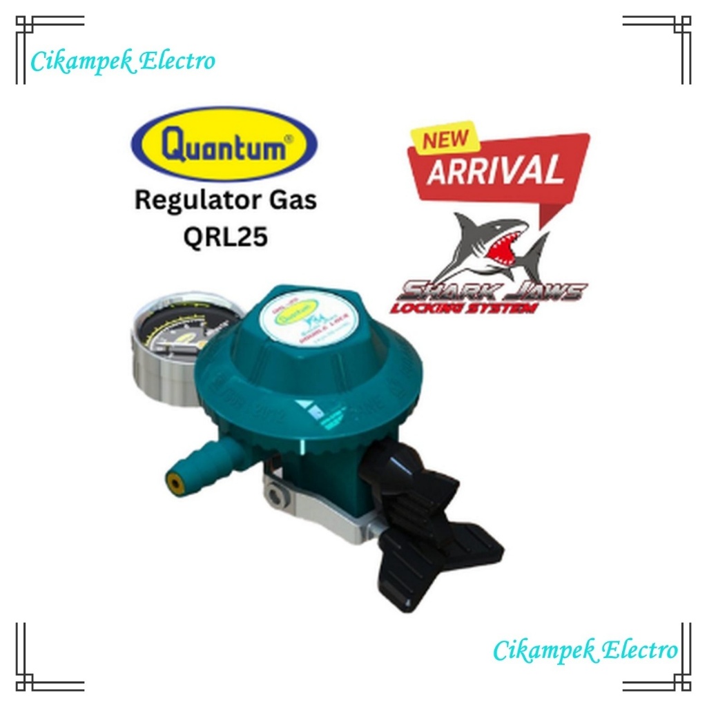 Regulator Gas Double Lock Quantum QRL25 / QRL 25