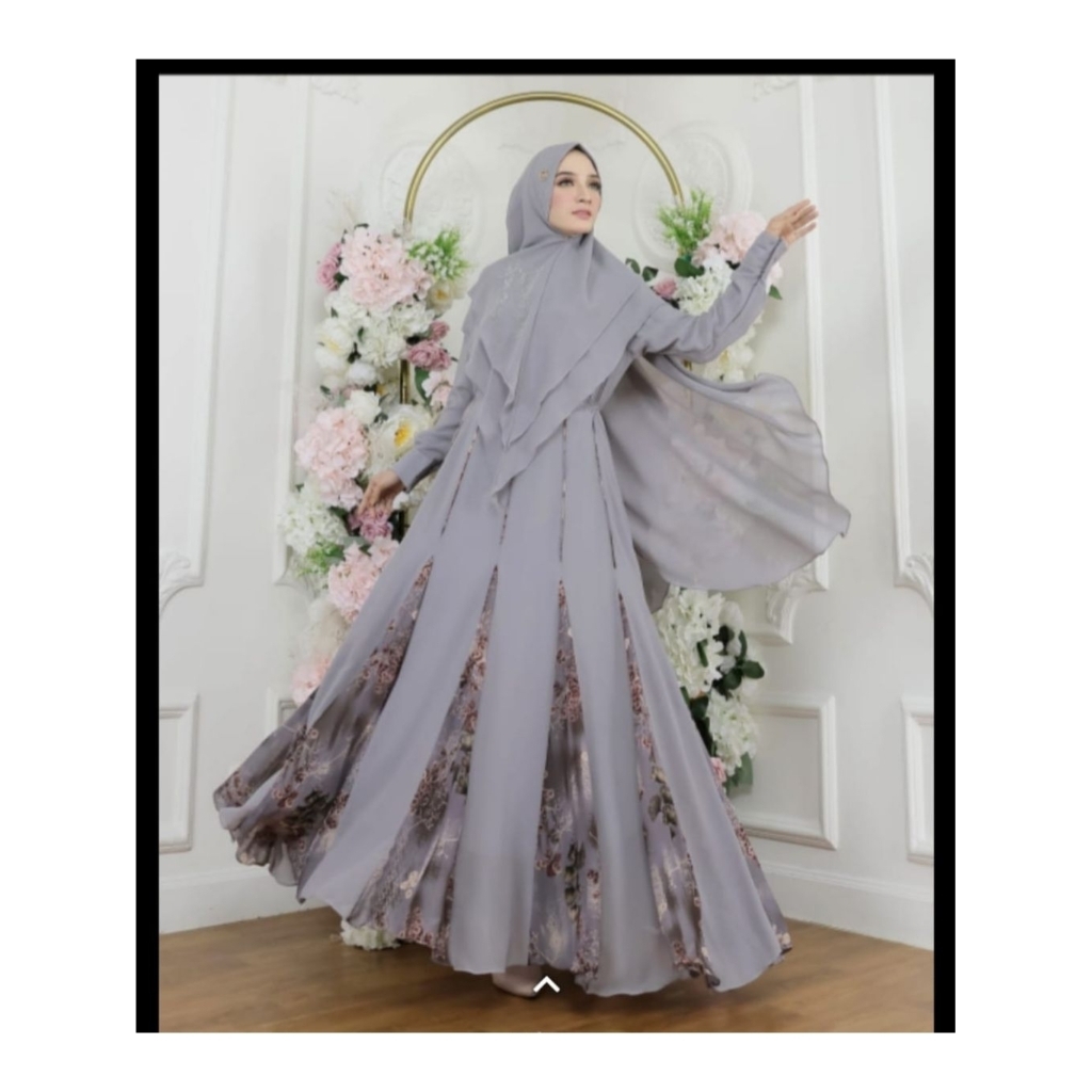 Review - Syar'i Gamis Zahira Set Hijab Polos (Standar)