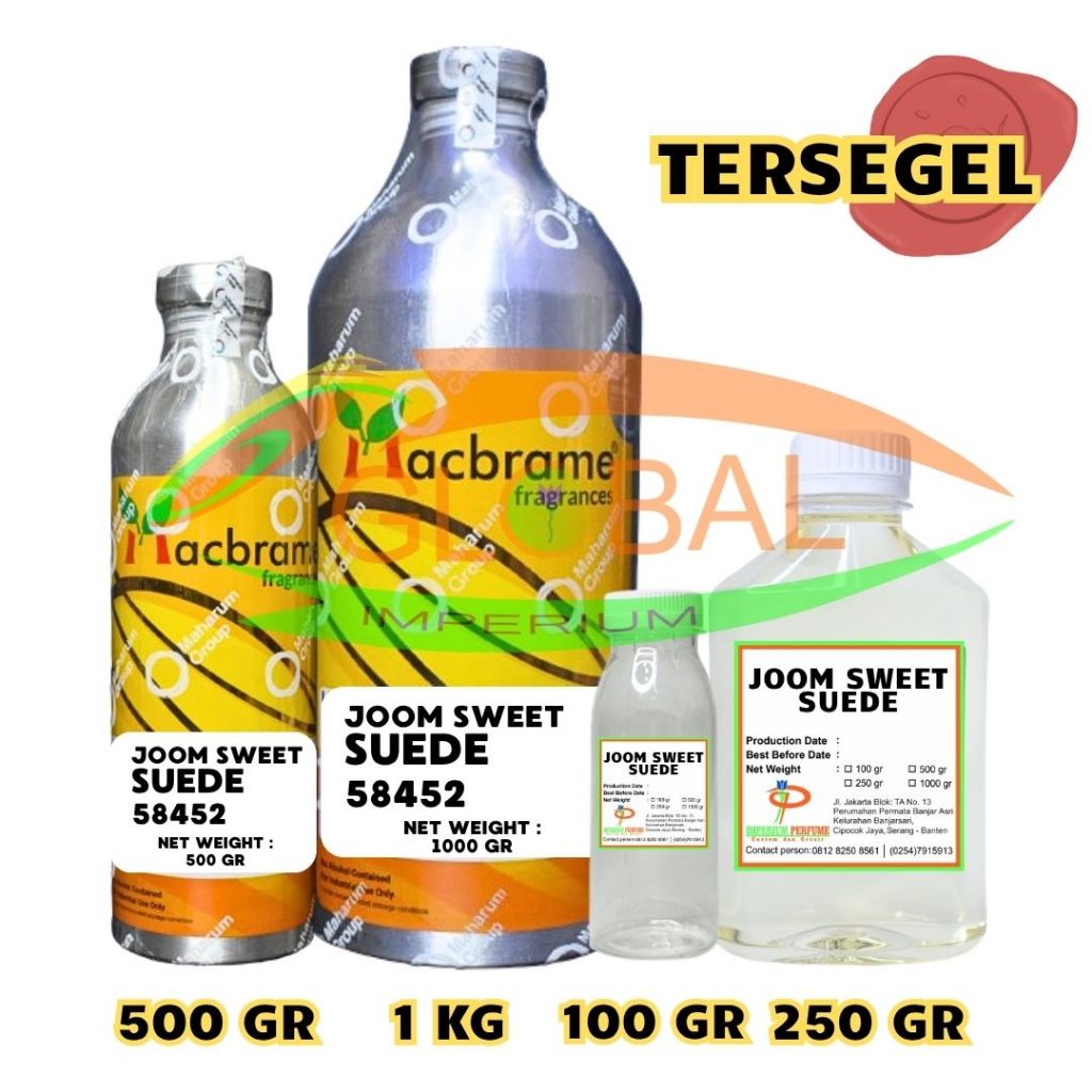 JOM SWEET SUEDE BIBIT PARFUM MURNI BY MACBRAME INSPIRED JO MALONE PEONY BLUSH & SWEET SUEDE UK. 250G