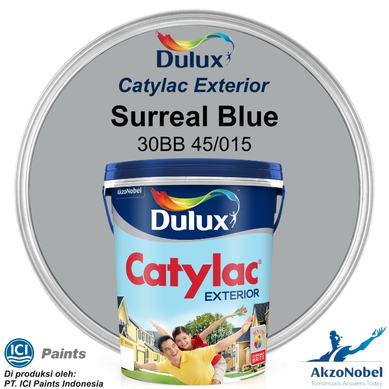 CAT DULUX CATYLAC EXTERIOR 5 KG - SURREAL BLUE 30BB 45/015