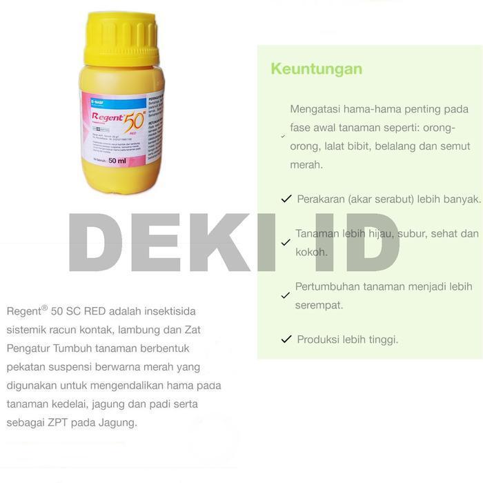 ngmh- Regent 50Sc Insektisida 50 Ml Sistemik Plus Zpt Obat Hama Serangga