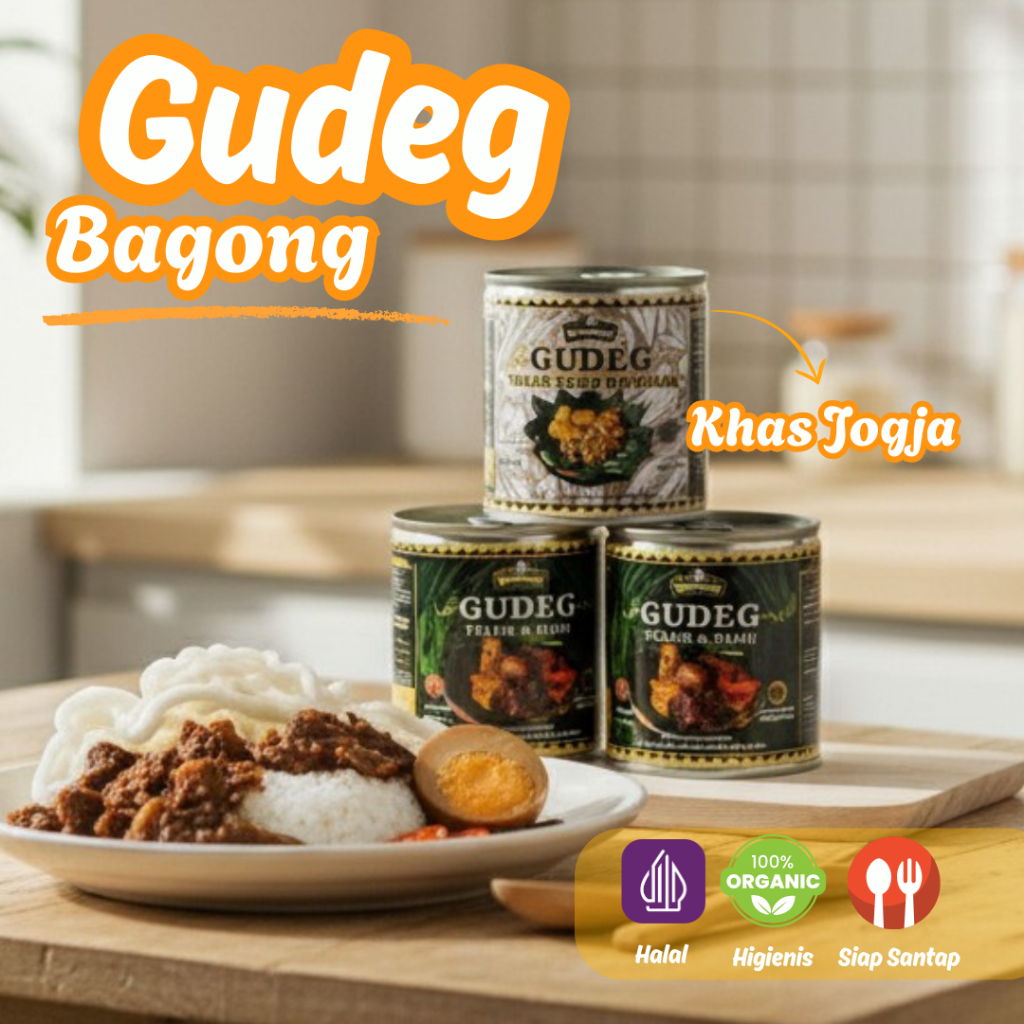 GUDEG KALENG BAGONG DAPUR YU DJUM OLEH OLEH KHAS Jogja / Gudeg Bagong