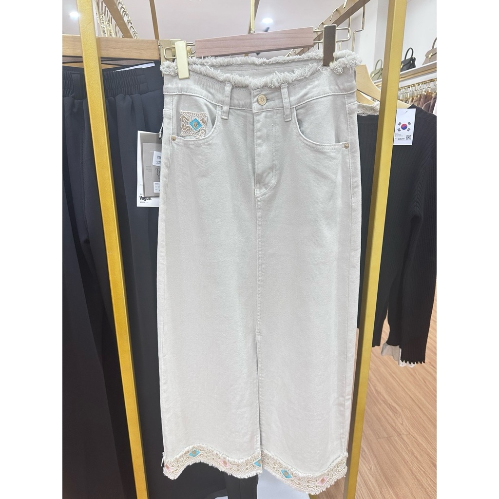 Rok Jeans Rok Panjang Rok Kekinian