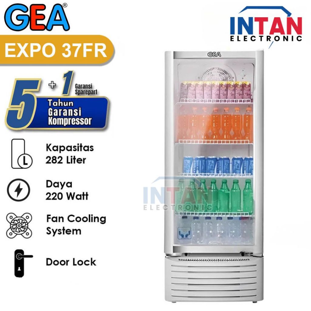 SHOWCASE GEA EXPO 37FR /KULKAS PENDINGIN MINUMAN EXPO-37FR MEDAN