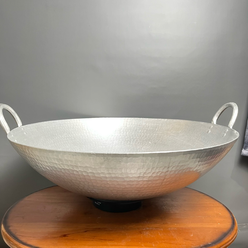 wajan cekung aluminium jumbo uk 59-60cm , handmade anti lengket