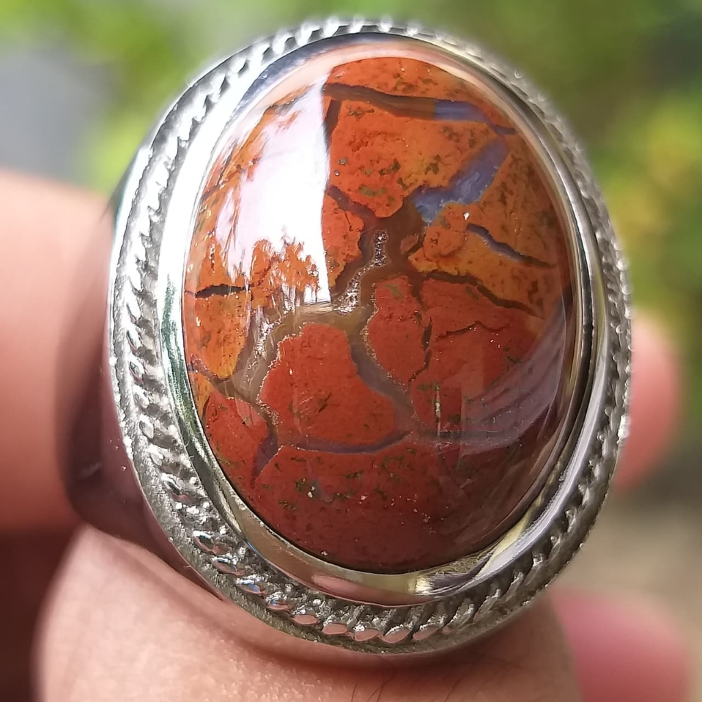 Batu Akik Pancawarna Asli Klawing Motif Kura Tegas Berkarakter Unik Langka Istimewa