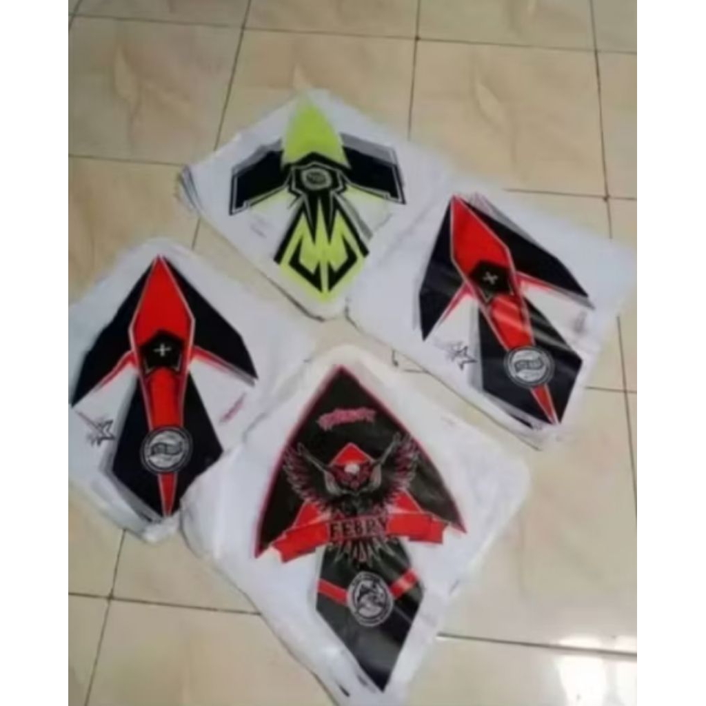 kertas layangan sukoi turnamen 10pcs