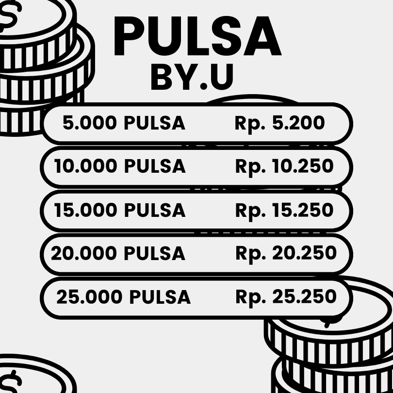 BY.U Pulsa Transfer Termurah Aman Full Granasi