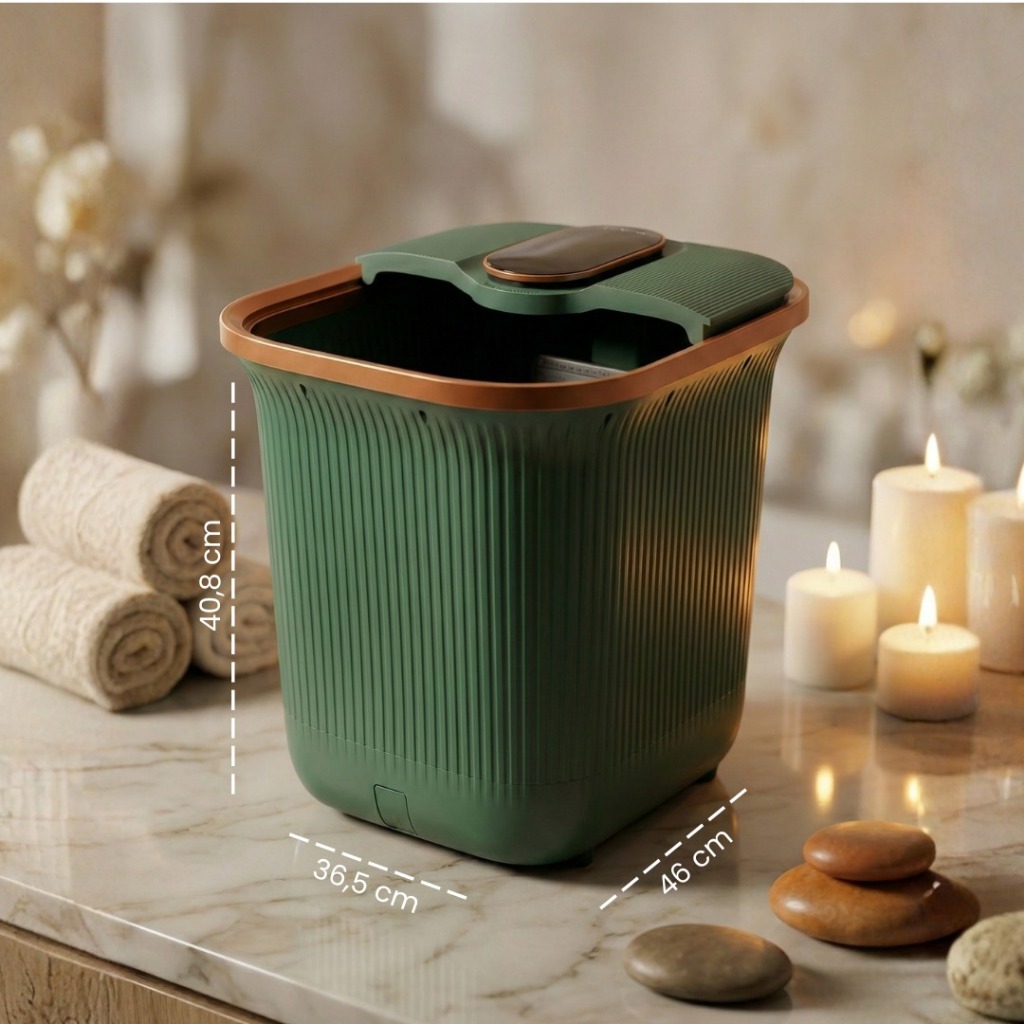 Foot spa massage heater + bubble alat rendam kaki elektrik foot spa rendam kaki heater