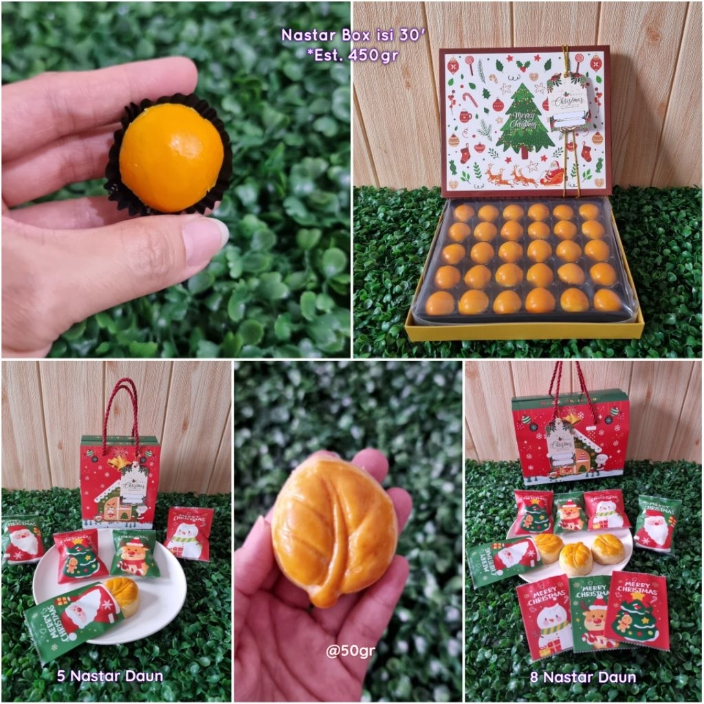 PINEAPPLE HAMPERS / kue kering nastar wisman /nastar bulat /nastar daun /nastar box
