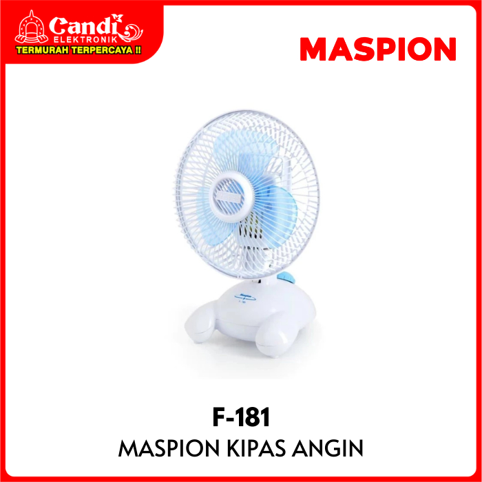 MASPION Desk Fan Kipas Angin 7 Inch 2 Speed  F-181