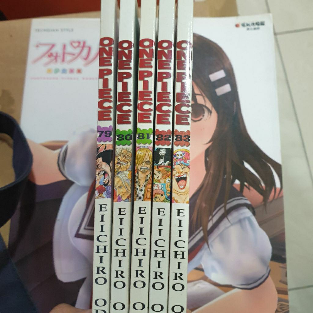 Komik Manga Jepang One Piece vol.79-83 RARE LANGKA