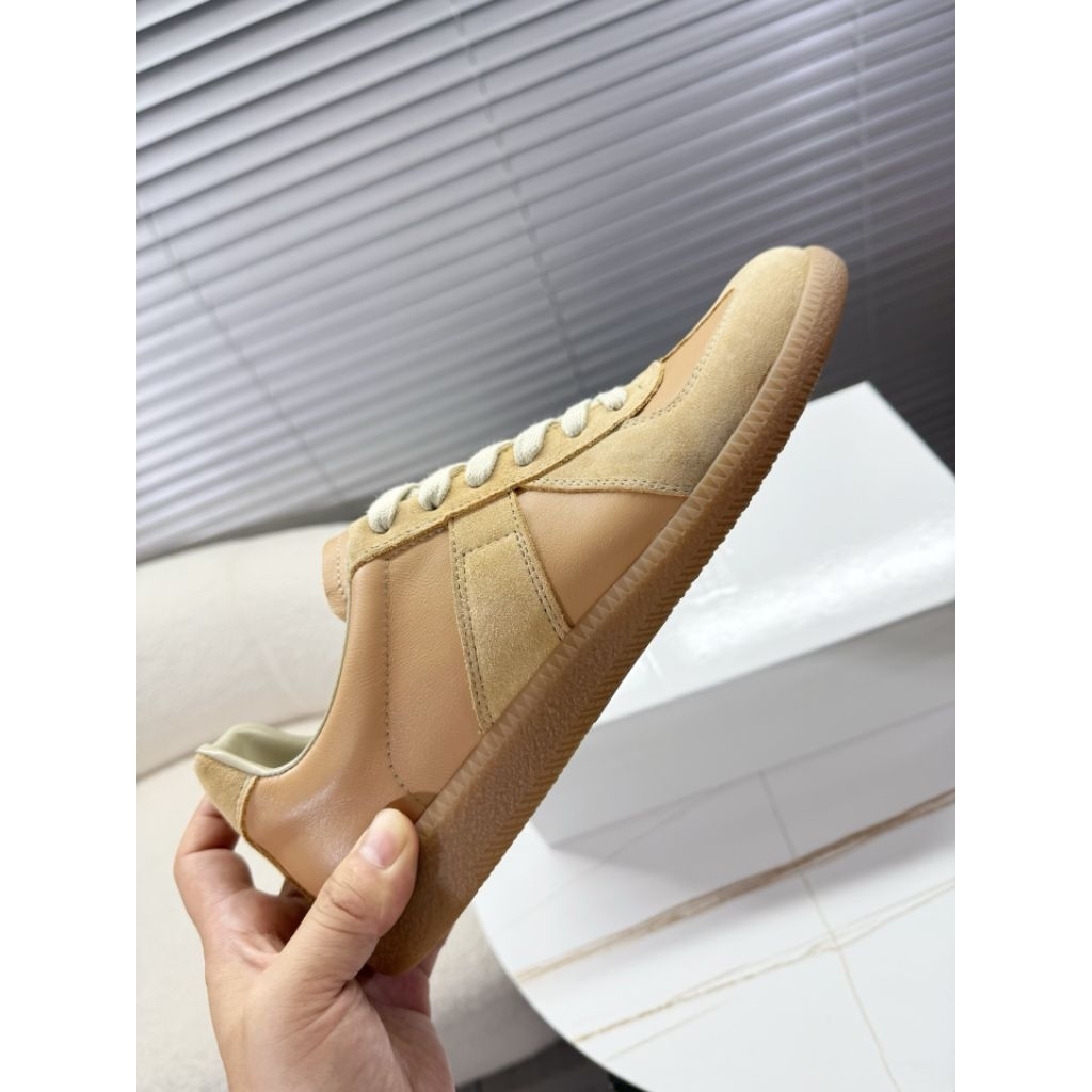 Maison Margiela MM GATS German Army Trainer Replica Beige Suede Authentic GK