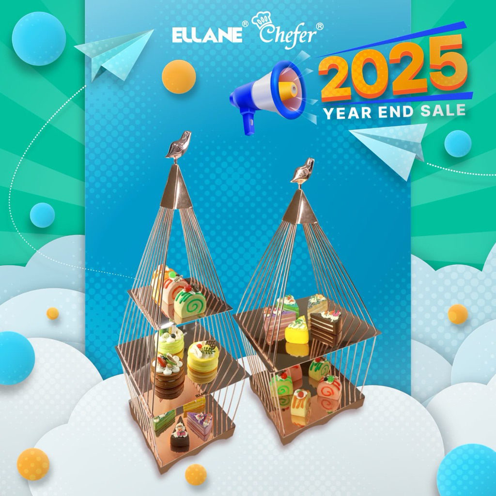 Cake display 2&3 Tiers Rose gold