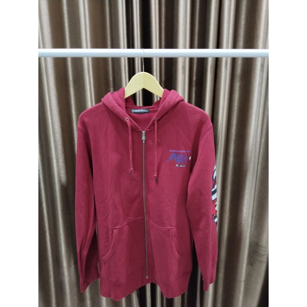 HOODIE ZIPPER CHROME HEARTS