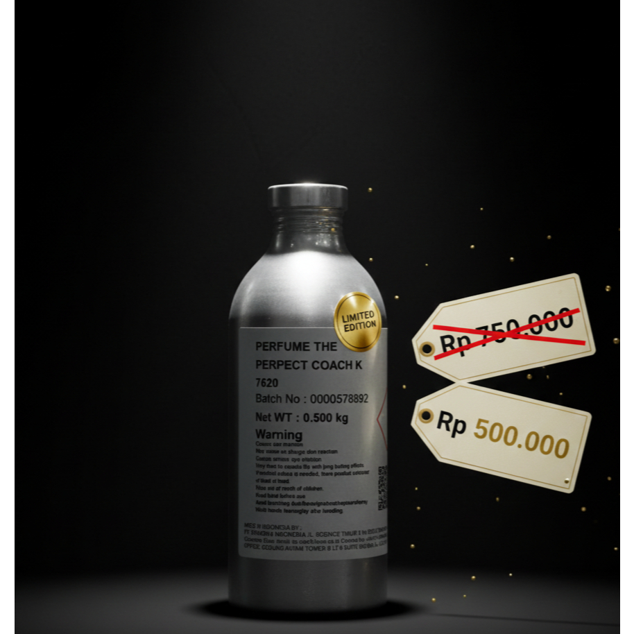 The Perfect Coach K7620 Keva Fragrance Bibit Parfum - Cuci Gudang Diskon 33% - Ready Stok 25 Kg