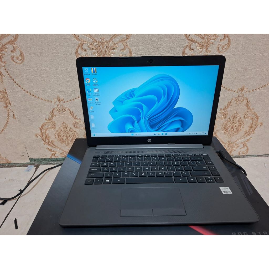 LAPTOP HP 240 G7 -Intel CORE I3 GEN10 -HDD 1TERA -RAM 4GB -SIAP PAKAI Bos