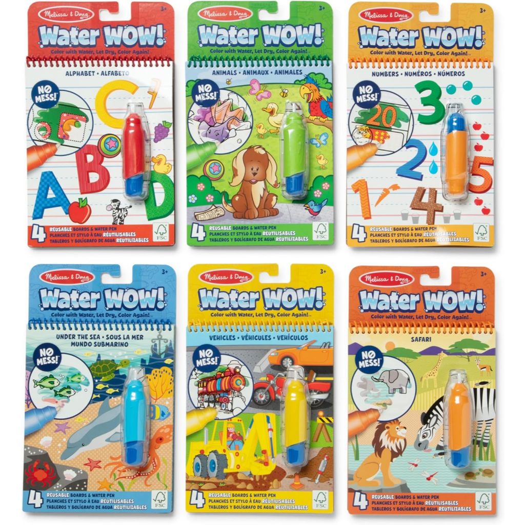 Melissa & Doug Water Wow Reusable Water-Reveal