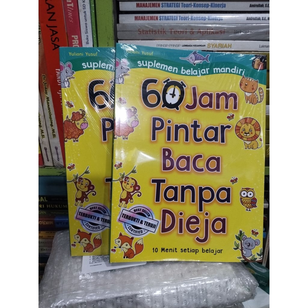 Buku 60 jam Pintar Membaca Tanpa Dieja Yuliani Yusuf