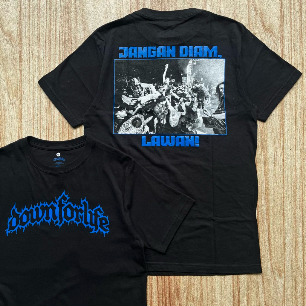 T-shirt Downforlife - Hardcore Black